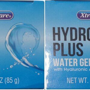 Xtra Care Hydro Plus Water Gel w/Hyaluronic Acid Face 3oz (Set of 2 Packs)